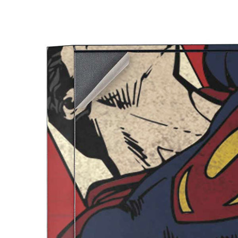 DC Comics Superman Vintage Pose American Flag Corsair 4000D Tempered Glass Mid-Tower ATX Case Skin