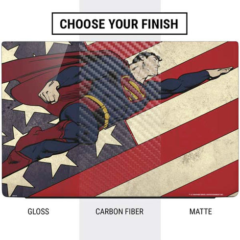 DC Comics Superman Vintage Pose American Flag Dell Vostro Skin