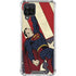 DC Comics Superman Vintage Pose American Flag Galaxy A12 Clear Case