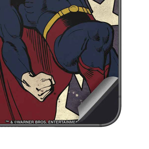 DC Comics Superman Vintage Pose American Flag Galaxy A14 5G Skin