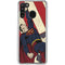 DC Comics Superman Vintage Pose American Flag Galaxy A21 Clear Case