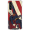 DC Comics Superman Vintage Pose American Flag Galaxy A54 5G Clear Case