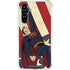 DC Comics Superman Vintage Pose American Flag Galaxy A54 5G Clear Case