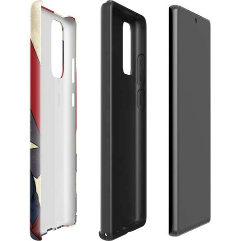DC Comics Superman Vintage Pose American Flag Galaxy Note20 5G Pro Case