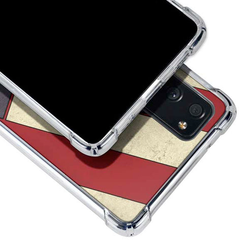 DC Comics Superman Vintage Pose American Flag Galaxy S20 FE Clear Case