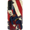 DC Comics Superman Vintage Pose American Flag Galaxy S22 Plus Pro Case