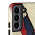 DC Comics Superman Vintage Pose American Flag Galaxy S22 Plus Pro Case