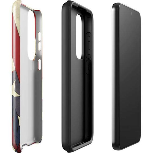 DC Comics Superman Vintage Pose American Flag Galaxy S23 Pro Case