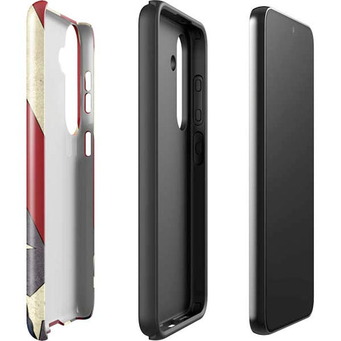 DC Comics Superman Vintage Pose American Flag Galaxy S24 Impact Case