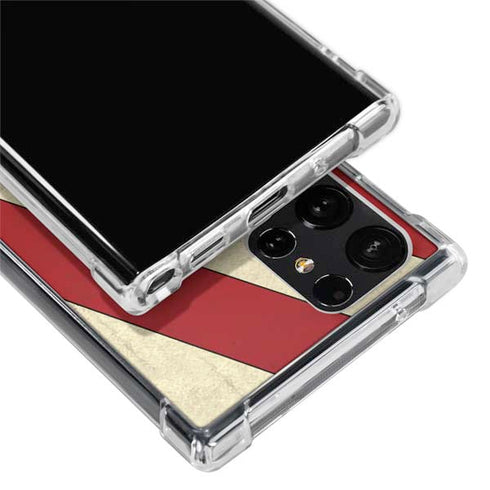 DC Comics Superman Vintage Pose American Flag Galaxy S24 Ultra Clear Case