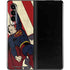 DC Comics Superman Vintage Pose American Flag Galaxy Z Fold3 5G Skin
