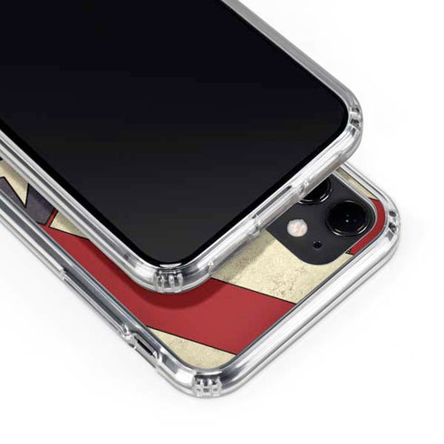 DC Comics Superman Vintage Pose American Flag iPhone 11 Clear Case
