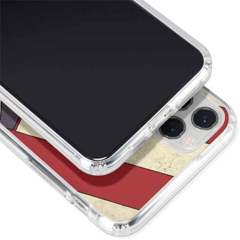 DC Comics Superman Vintage Pose American Flag iPhone 11 Pro Clear Case