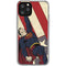 DC Comics Superman Vintage Pose American Flag iPhone 11 Pro Clear Case