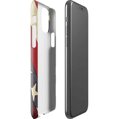 DC Comics Superman Vintage Pose American Flag iPhone 11 Pro Lite Case