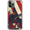 DC Comics Superman Vintage Pose American Flag iPhone 11 Pro Max Clear Case