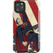 DC Comics Superman Vintage Pose American Flag iPhone 11 Pro Max Impact Case