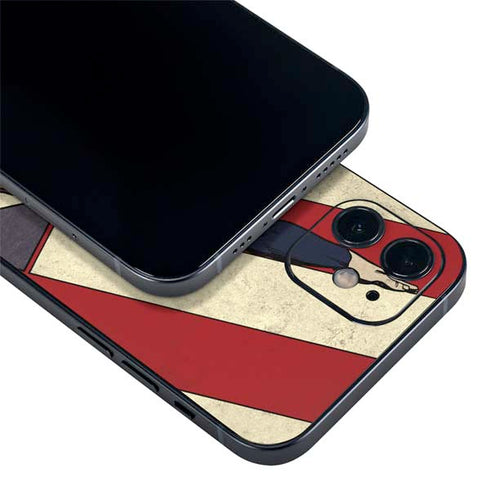 DC Comics Superman Vintage Pose American Flag iPhone 12 Mini Skin
