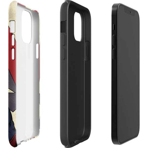 DC Comics Superman Vintage Pose American Flag iPhone 12 Pro Max Impact Case