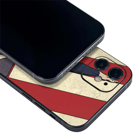 DC Comics Superman Vintage Pose American Flag iPhone 12 Skin