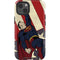 DC Comics Superman Vintage Pose American Flag iPhone 13 Impact Case