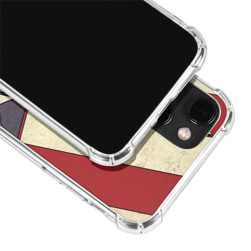 DC Comics Superman Vintage Pose American Flag iPhone 13 Mini Clear Case