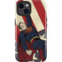 DC Comics Superman Vintage Pose American Flag iPhone 14 Plus Impact Case