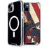 DC Comics Superman Vintage Pose American Flag iPhone 14 Plus MagSafe Case