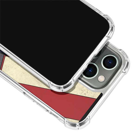 DC Comics Superman Vintage Pose American Flag iPhone 14 Pro Clear Case