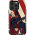 DC Comics Superman Vintage Pose American Flag iPhone 14 Pro Impact Case
