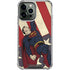 DC Comics Superman Vintage Pose American Flag iPhone 15 Pro Max Clear Case