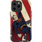 DC Comics Superman Vintage Pose American Flag iPhone 15 Pro Max Impact Case