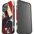 DC Comics Superman Vintage Pose American Flag iPhone 15 Pro Max Impact Case