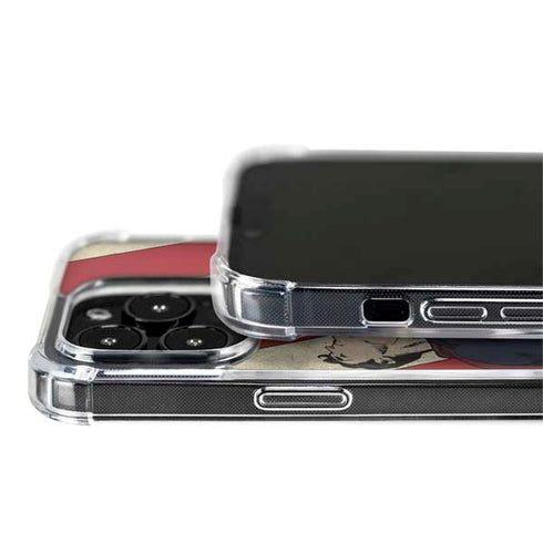 DC Comics Superman Vintage Pose American Flag iPhone 14 Pro Max MagSafe Case