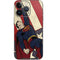 DC Comics Superman Vintage Pose American Flag iPhone 14 Pro Skin