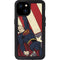 DC Comics Superman Vintage Pose American Flag iPhone 15 Plus Waterproof Case