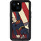 DC Comics Superman Vintage Pose American Flag iPhone 15 Waterproof Case