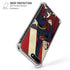 DC Comics Superman Vintage Pose American Flag iPhone 7/8 Plus Clear Case
