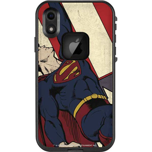 DC Comics Superman Vintage Pose American Flag LifeProof Fre iPhone Skin
