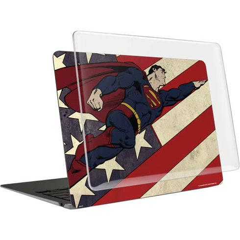 DC Comics Superman Vintage Pose American Flag MacBook Air 15in (2023-2025) Case plus Skin