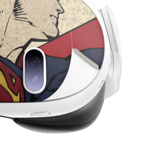 DC Comics Superman Vintage Pose American Flag Meta Quest 3 Skin