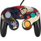 DC Comics Superman Vintage Pose American Flag Nintendo GameCube Controller Skin