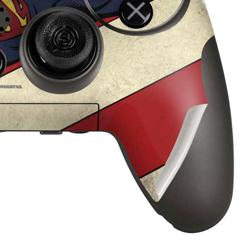 DC Comics Superman Vintage Pose American Flag PlayStation Scuf Vantage 2 Controller Skin