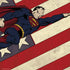 DC Comics Superman Vintage Pose American Flag PS4 Console Skin