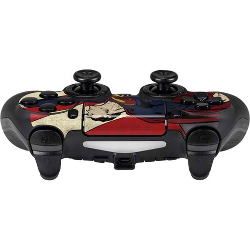 DC Comics Superman Vintage Pose American Flag PS4/PC SCUF Impact Controller Skin