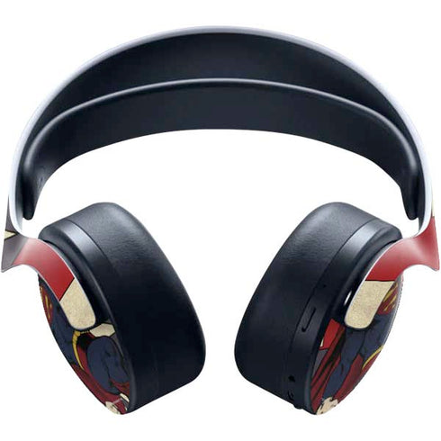 DC Comics Superman Vintage Pose American Flag PULSE 3D Wireless Headset for PS5 Skin