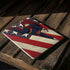 DC Comics Superman Vintage Pose American Flag Surface Laptop 3 13.5in Skin