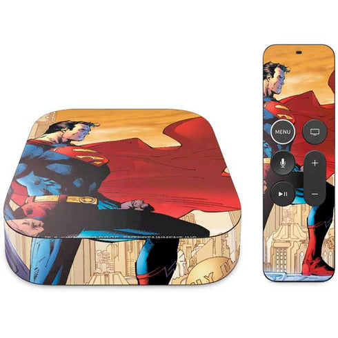 DC Comics Superman For Tomorrow Cover Art by Jim Lee Apple TV Skin
