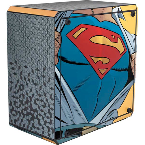 DC Comics Superman 90's Animated Series Cooler Master MasterBox Q300L Mini Tower Skin