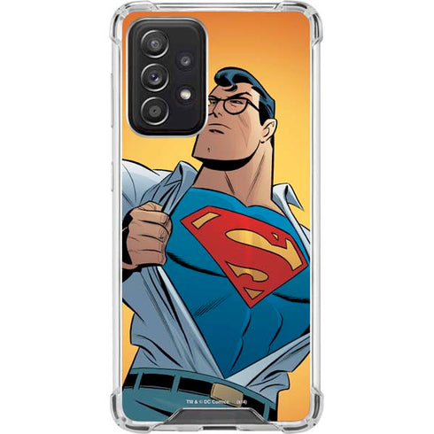 DC Comics Superman 90's Animated Series Galaxy A52 5G Clear Case